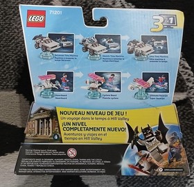 NIB~LEGO DIMENSIONS LEVEL PACK 71201~BACK TO THE FUTURE~MCFLY DELOREAN~SEALED