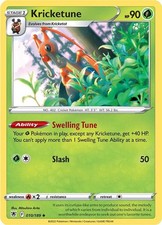 Kricketune SWSH10 010/189 U SWSH10: Astral Radiance Pokemon Card NM