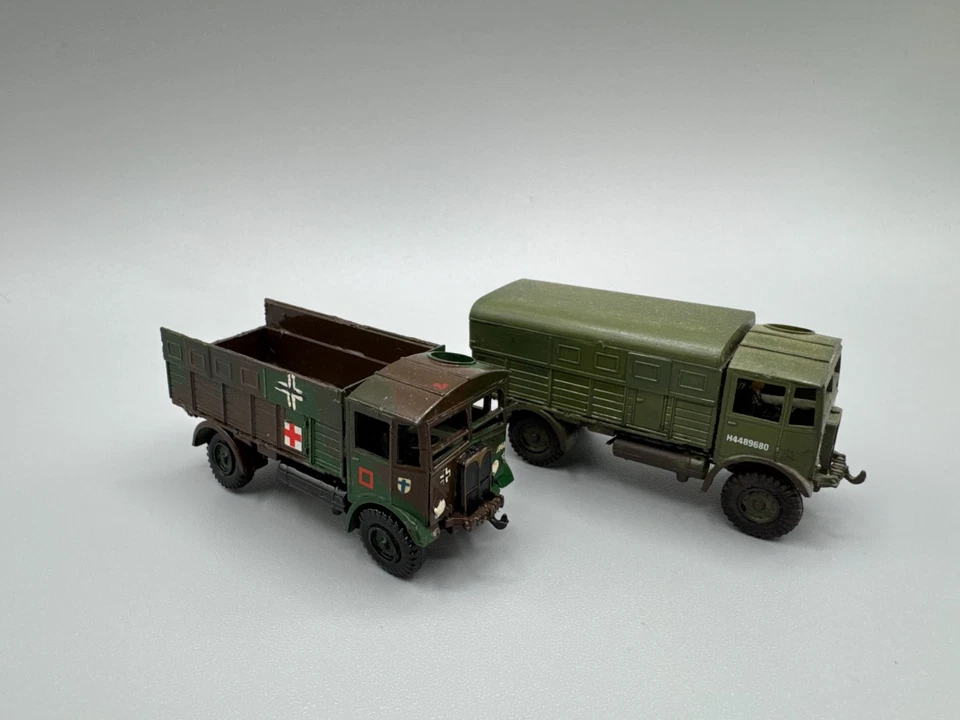 1:72 2x British AEC Matador LKW - gebaut bemalt - Bild 4 von 4