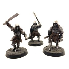 Mordor Uruk-hai 3 Painted Miniatures Warriors Half-orc Rogue Middle-Earth