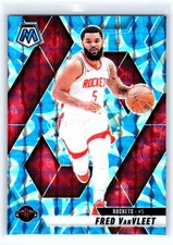 2024-25 Panini Mosaic #135 Fred VanVleet Reactive Blue Mosaic Houston Rockets