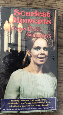 SCARIEST MOMENTS DARK SHADOWS (1990 MPI Home Video vintage VHS  Free US Shipping