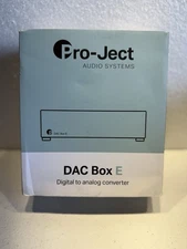 Pro-Ject DAC Box E Digital to Analog Converter  -black - New
