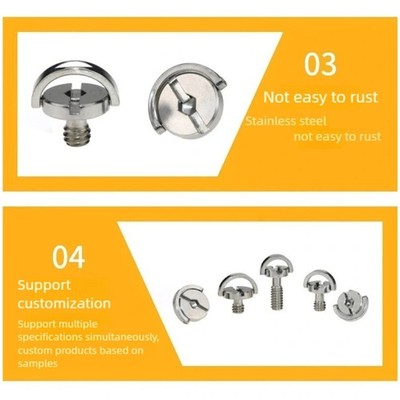 Universal Camera Hexagon Key Fast Release Plate Corrosion Resistant Metal for
