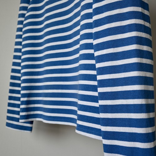 SAINT JAMES "MERIDIEN" midi-heavy cotton striped breton shirt, made in France, 4 - Picture 6 of 11