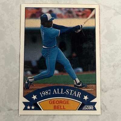 1988 Score Box Bottom All-Star Box Bottoms George Bell #6 - 6 Of 18