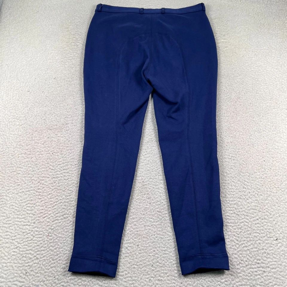 Calça Equestre Feminina 36R Jodhpurs Elástica Azul Marinho Fuller Fillies Puppi Riding nova com etiquetas - Imagem 3 de 4