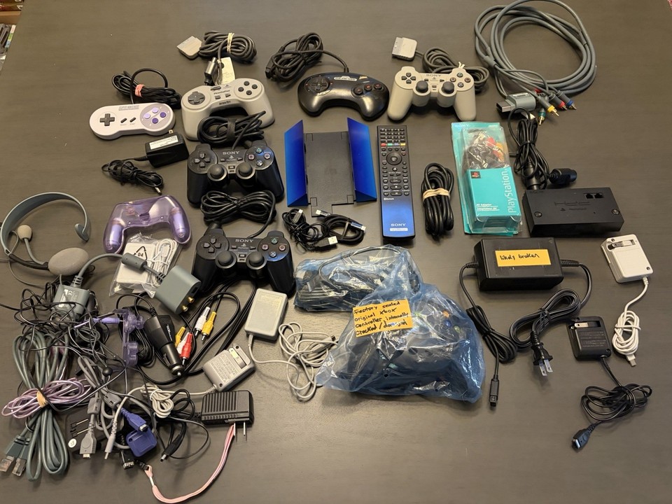 Video Games Collections Video Game Collection Lot PlayStation GameBoy GameCube PS1 PS2 SNES ...