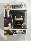 Funko Pop! Vinyl Batman #01 GameStop Exclusive DC Heroes Figure W Protector