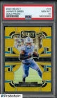 2023 Select Gold Prizm #34 Jahmyr Gibbs Lions RC Rookie 9/10 PSA 10 GEM MINT