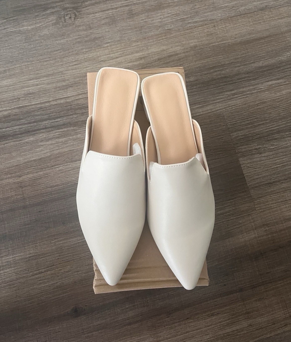 Pointed Toe Flat Mules Size 8 Women