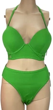 VICTORIA'S SECRET BOMBSHELL SWIM SET DOUBLE PUSH UP 36DD + BRAZILIAN BOTTOM XL