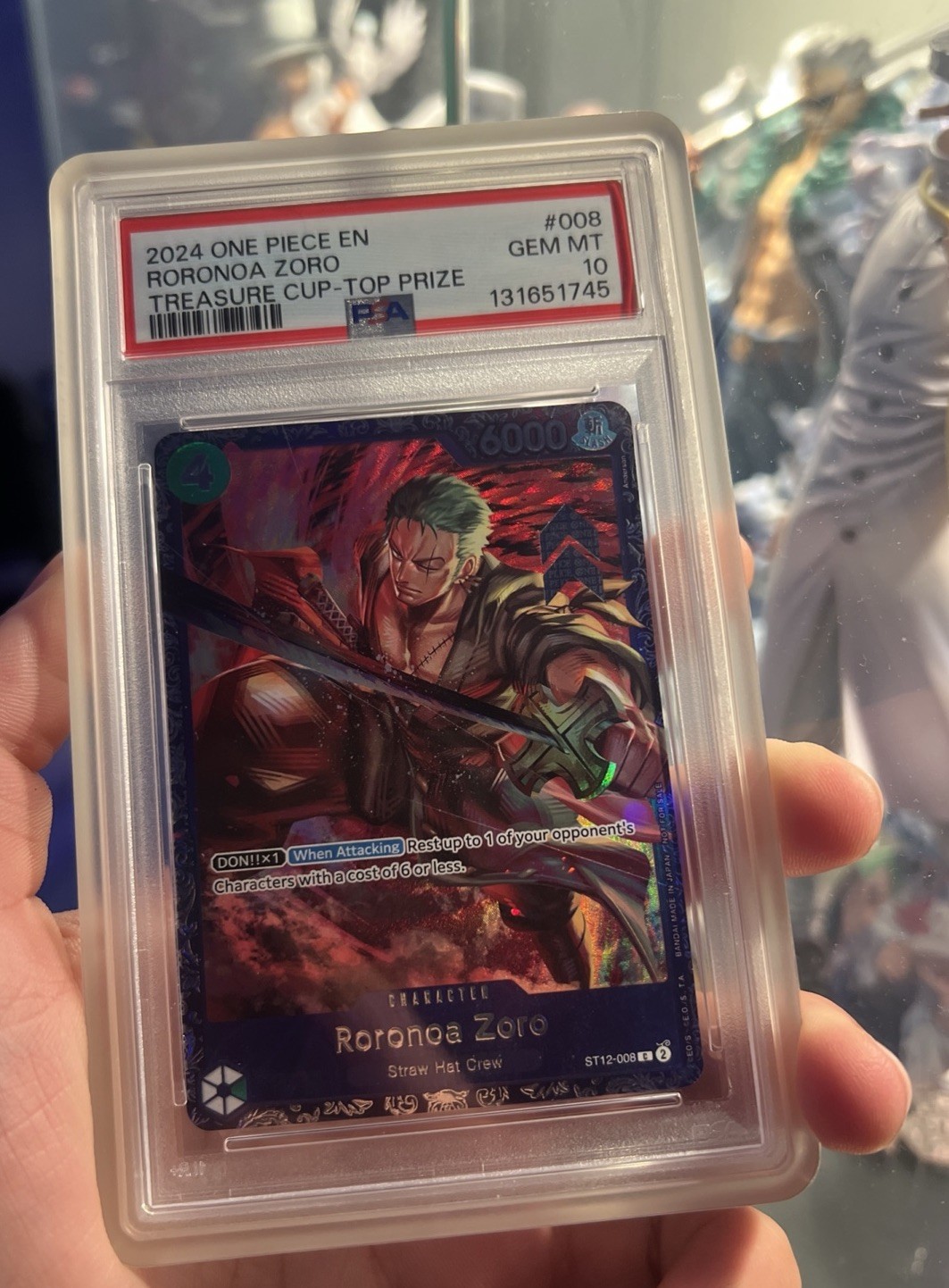 Roronoa Zoro (Treasure Cup 2024) ST12-008 One Piece Promotion Cards Foil