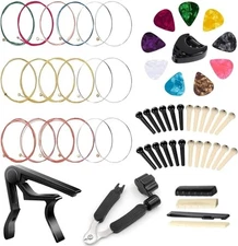 Guitar strings kit Guitar Accessories Kit Guitar Tool Changing Kit Include 