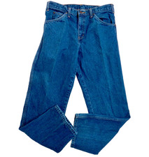 Dickies Work Jeans Mens 33x30 Medium Wash 5-Pocket Blue Denim