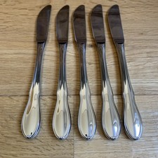 WMF Luxemburg Cromargan Edelstahl Besteck 6 Tafelmesser 21,7 cm