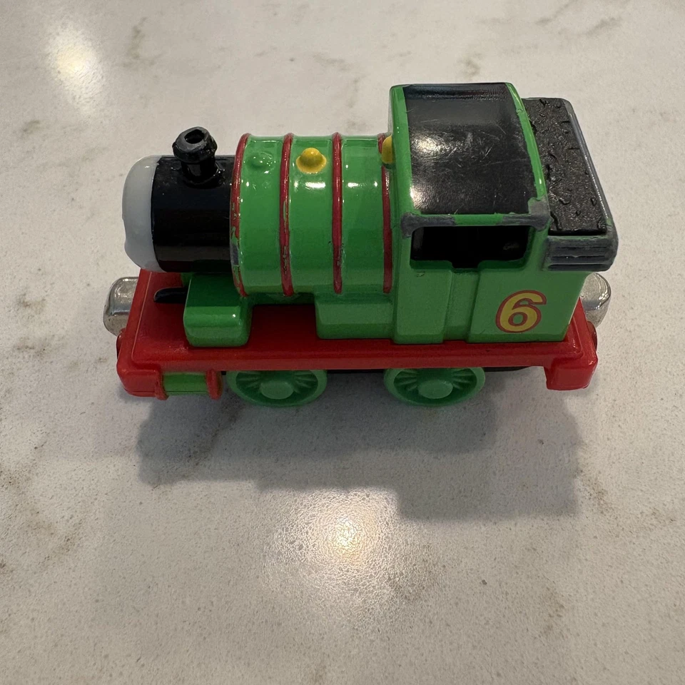 Vintage Thomas & Friends Percy Diecast Engine Train 2002 Learning Curve Toy Figu - Image 2 of 4