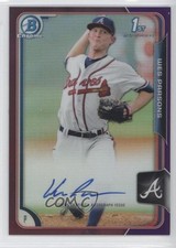 2015 Bowman Chrome Prospects Purple Refractor /250 Wes Parsons #BCAP-WP Auto 0f8