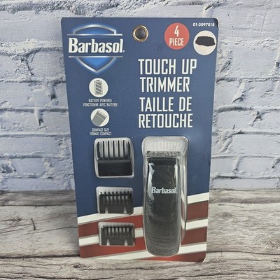 BL Barbasol Trimmer Touch-Up Compact Battery Power 4 Piece