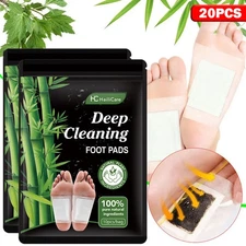 Foot Patches Pads Detox Body 20PCS Toxins Feet Slimming Deep Cleansing Herbal