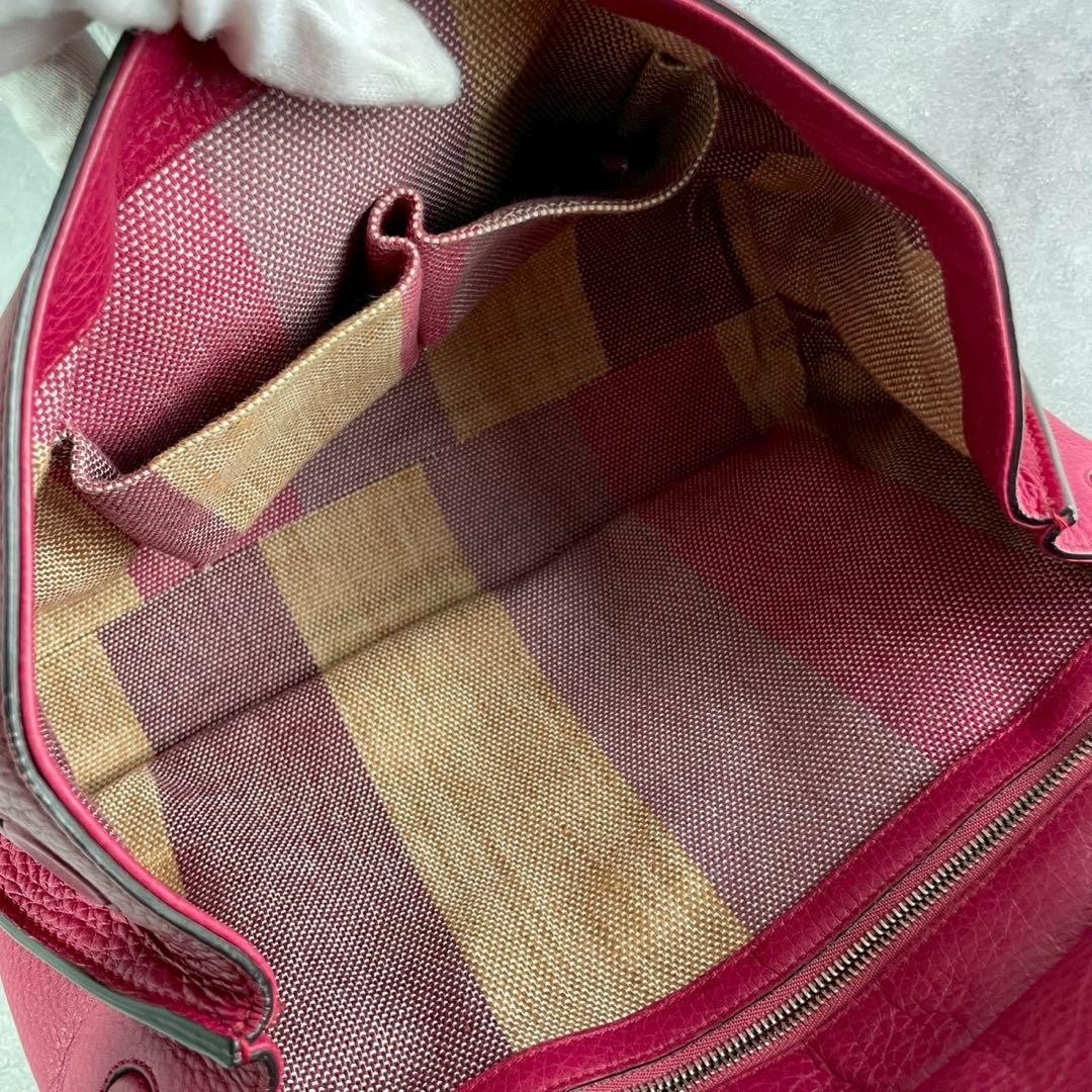 GUCCI 392013 525040 Bamboo Shoulder Handbag Leather Red Vintage Logo From Japan thumbnail 21