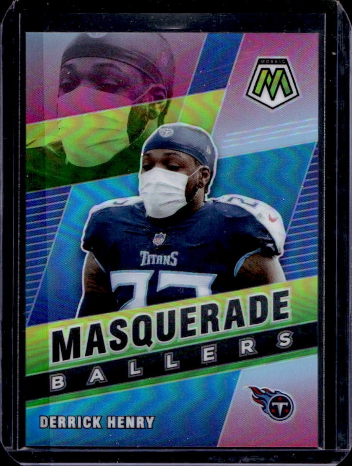 2021 Mosaic Derrick Henry Masquerade Ballers #MB-14 Titans