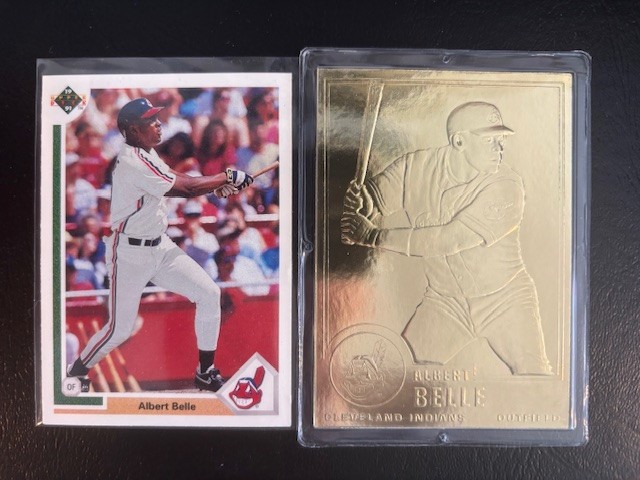 ALBERT BELLE 22kt Gold Danbury Mint Card