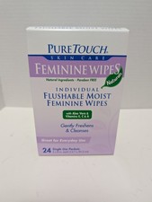 Organics Feminine Natural Wipes 24 ct - Natural Ingredients, Paraben Free