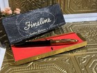 Vintage Sheaffer Fineline Fountain Pen Black Gold Cap & Box #343 Medium Nib — photo 7