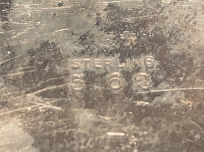 Par de candelabros de plata esterlina Reed & Barton patrón blanco hepple 12" de alto 562 Foto 4 de 4