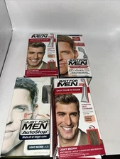 (4)Just For Men Easy COMB- IN Color - Light Brown