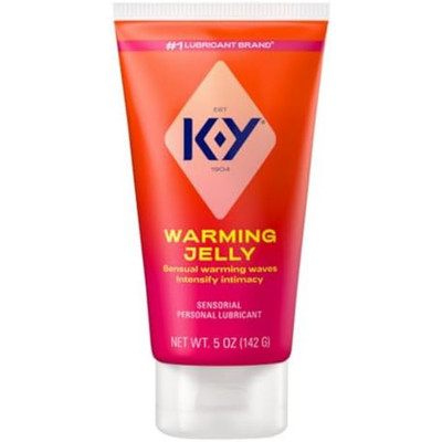 Warming Jelly Lube, Sensorial Personal Lubricant, Glycol Based Formula, 5 Fl Oz
