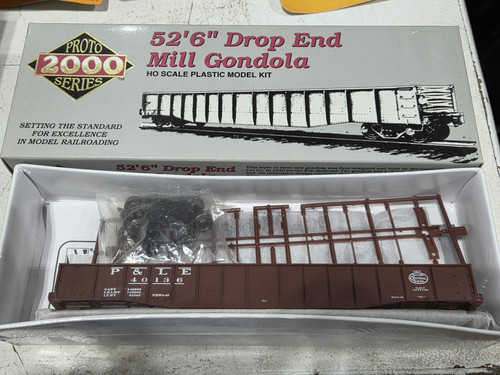 Life-Like/Proto 2000 - P & LE - 52' 6" kit de góndola de molino de extremo de caída #40136 - Nuevo de Lote Antiguo | Zustand: New