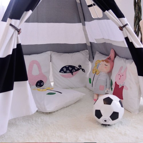 Tenda indiana per bambini grandi tela teepee wigwam interna esterna casa giochi bambini - Foto 18 di 31