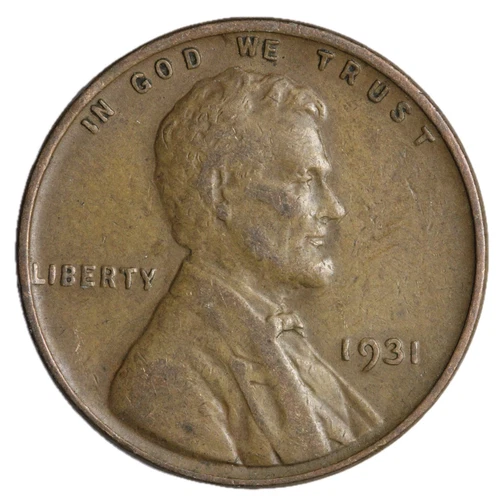 1931 Lincoln Wheat Cent Penny F/VF Complete Your Album!!