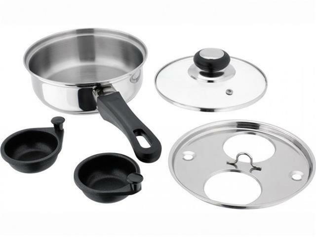 Judge Kitchen Essentials- Egg Poacher - 2 Hole Egg Poacher All Hob Types HP92