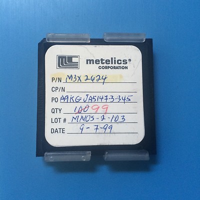 M3X2624 METELICS CAPACITOR CHIP RF MICROWAVE 99/units