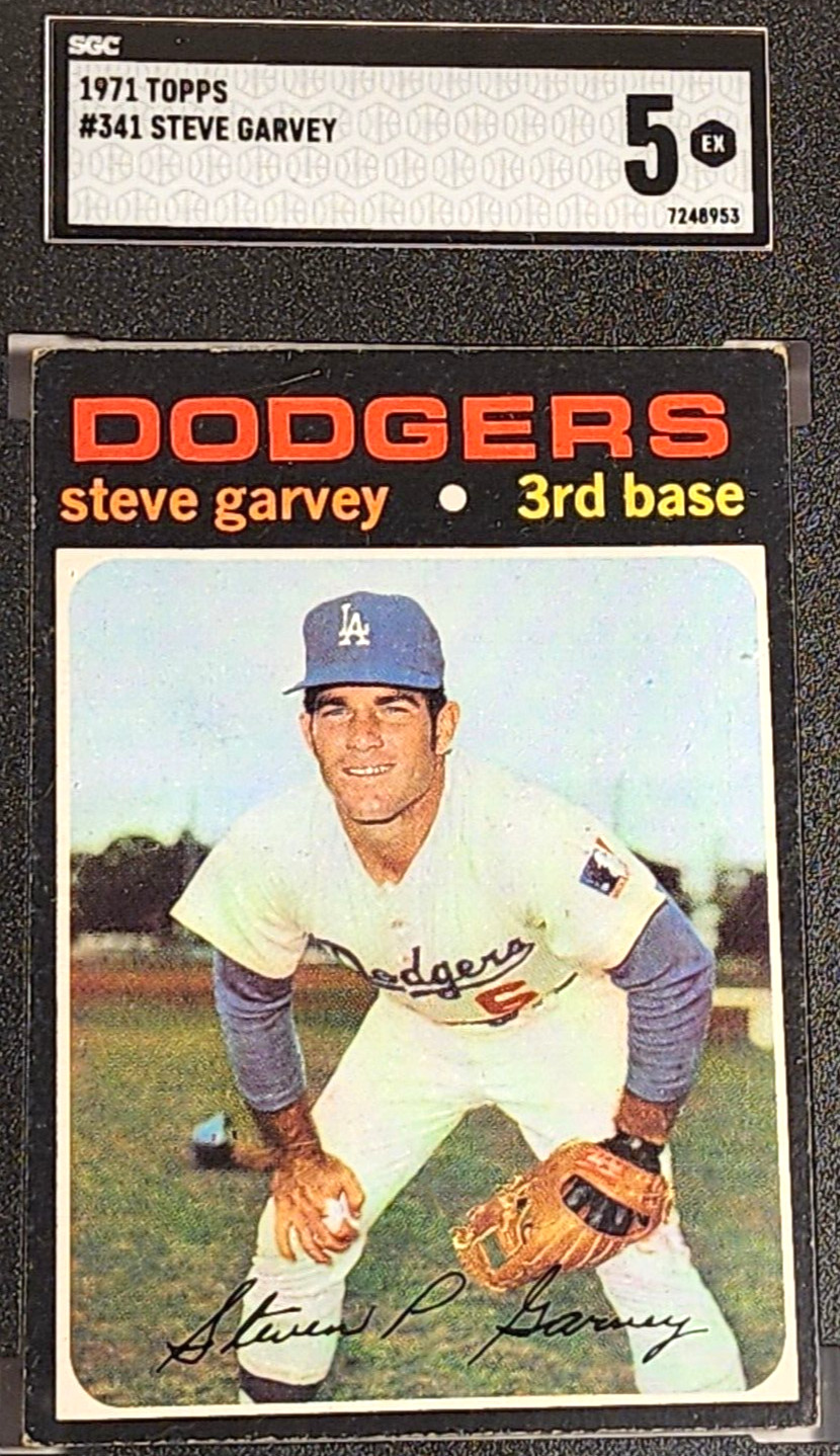 1971 TOPPS #341 STEVE GARVEY SGC 5 EX RC ROOKIE