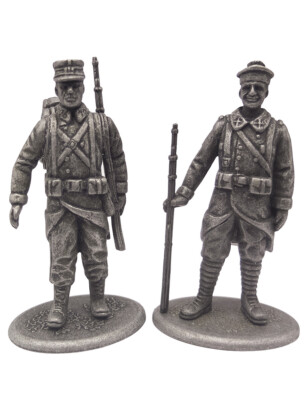 Infanteriejäger Und Marineinfanterist, Frankreich 1914, 1:24 Atlas Editions