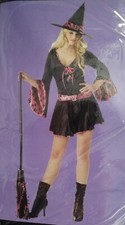 CALIFORNIA COSTUME ADULT WOMEN SKULL WITCH SIZE L LARGE 8-14