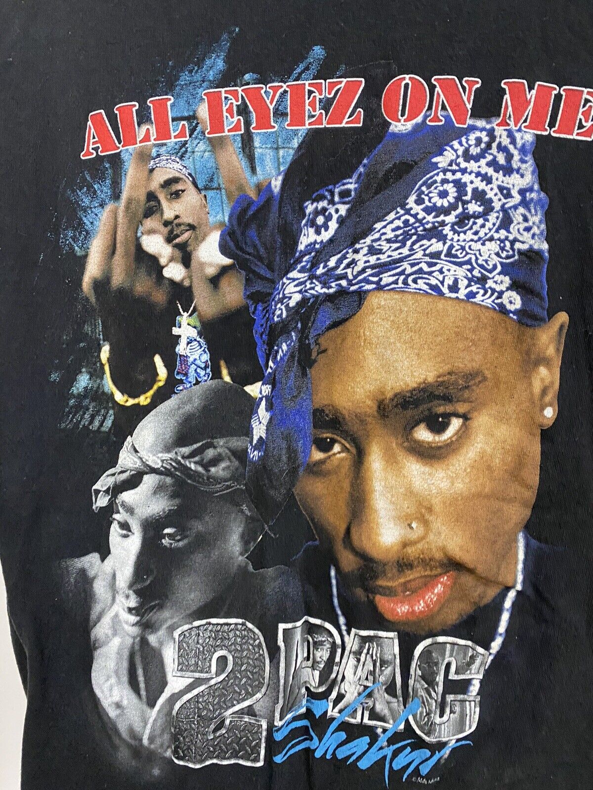 Tupac Shakur All Eyez On me Hip Hop Rap Tee Reprint T… - Gem
