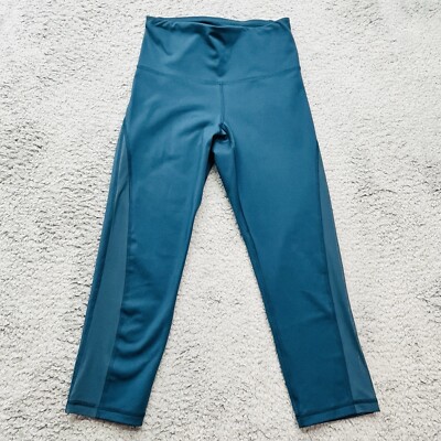 Old Navy Active Performance Pants Womens Small Go-Dri Leggings Teal Blue