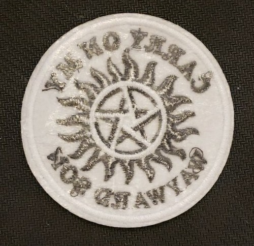 Carry On My Wayward Son Supernatural Iron-on Sew-On Embroidered Patch 3" 0166 - Picture 2 of 3