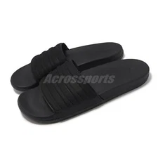 adidas Adilette Comfort Core Black Men Unisex Slip On Casual Sandal ID3406