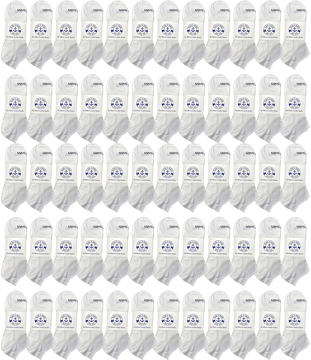 60 Pair Low Cut Socks Thin Lightweight Breathable Bulk Sport Socks (WHITE, Men)
Opens in a new windo