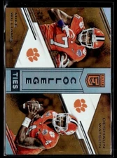 2017 Panini Elite College Ties Watson Williams Rookie Clemson Tigers #1