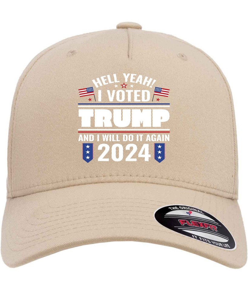 MAGA Hat Make America Great Again Slogan Donald Trump avec drapeau