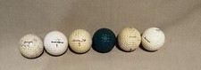Lot of 6 Vintage Golf Balls- Hogan, Nicklaus, Golden Ram, Advisory ,Spalding