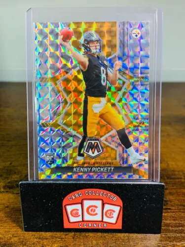 2022 Panini Mosaic Kenny Pickett Silver Mosaic Rookie #301 PITTSBURGH STEELERS