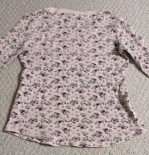 L.E.I Life Energy Intelligence Girls Large Floral Cotton Long Sleeve Shirt 24 - Picture 4 of 8